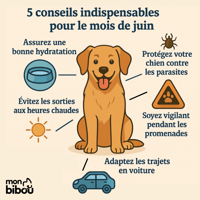 5 conseils indispensables pour protéger son chien des dangers du mois de juin