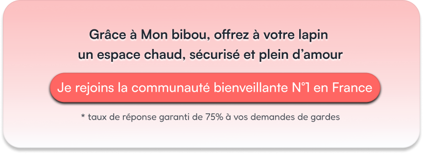 Grâce à on Bibou, offrez à votre lapin un espace chaud, sécurisé et plein